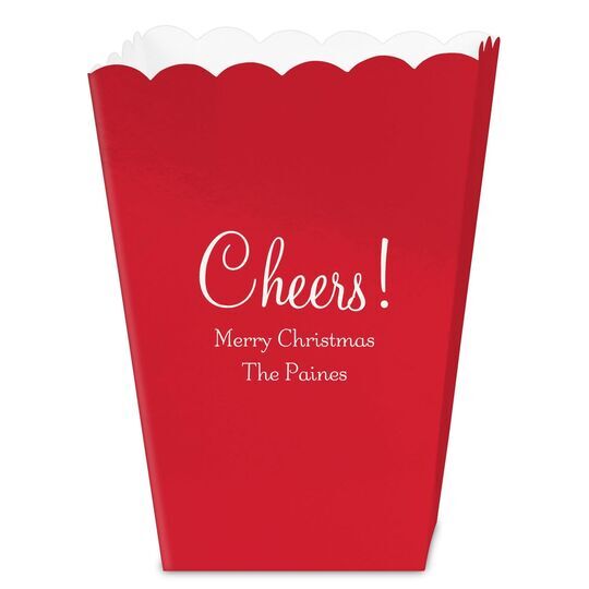 Perfect Cheers Mini Popcorn Boxes